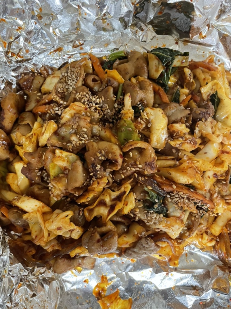  [내돈내산] 노원역 주공7단지 내 트럭에서 정말 맛있는 곱창볶음을 맛봤습니다.(노원역 길거리 곱창 추천!! 세기유통 곱창!! 순이네닭강정위치)