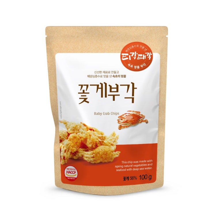 인기있는 티각태각 꽃게부각, 100g, 1봉 ··· 인기있는 티각태각 꽃게부각, 100g, 1봉 ···
