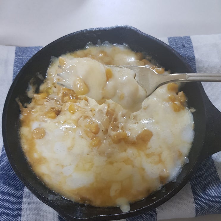  콘치즈 간식 술안주 만들기