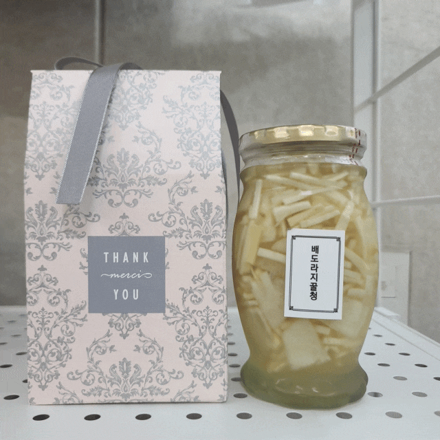  명절선물세트 수제청 배도라지꿀청 기관지건강에 끝내주네요!