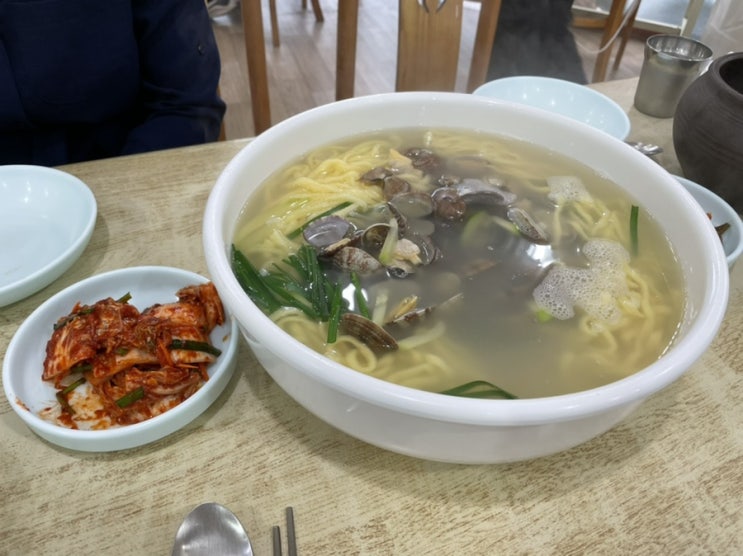  춘천조양동맛집 _ 이조 바지락 칼국수