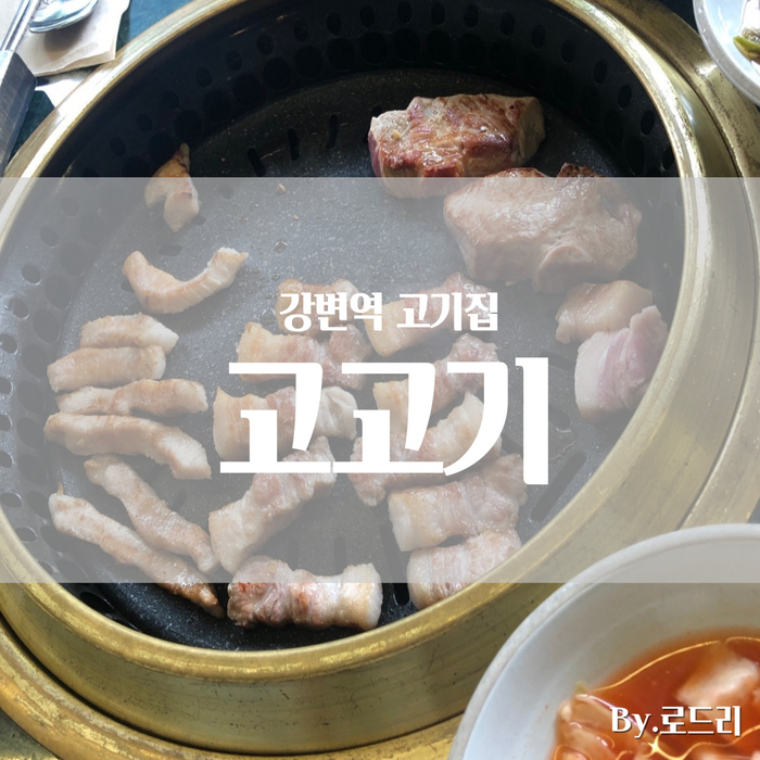  강변역/구의동 직접 구워주는 돼지고기 맛집 ‘고고기’