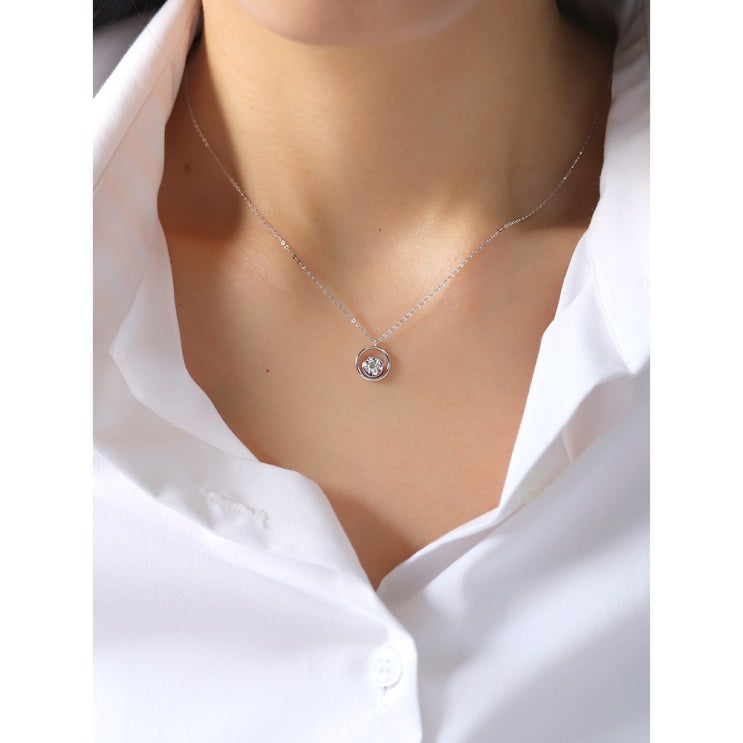 많이 팔린 14K 더블 라운드 블링 다이아 목걸이 추천해요 많이 팔린 14K 더블 라운드 블링 다이아 목걸이 추천해요