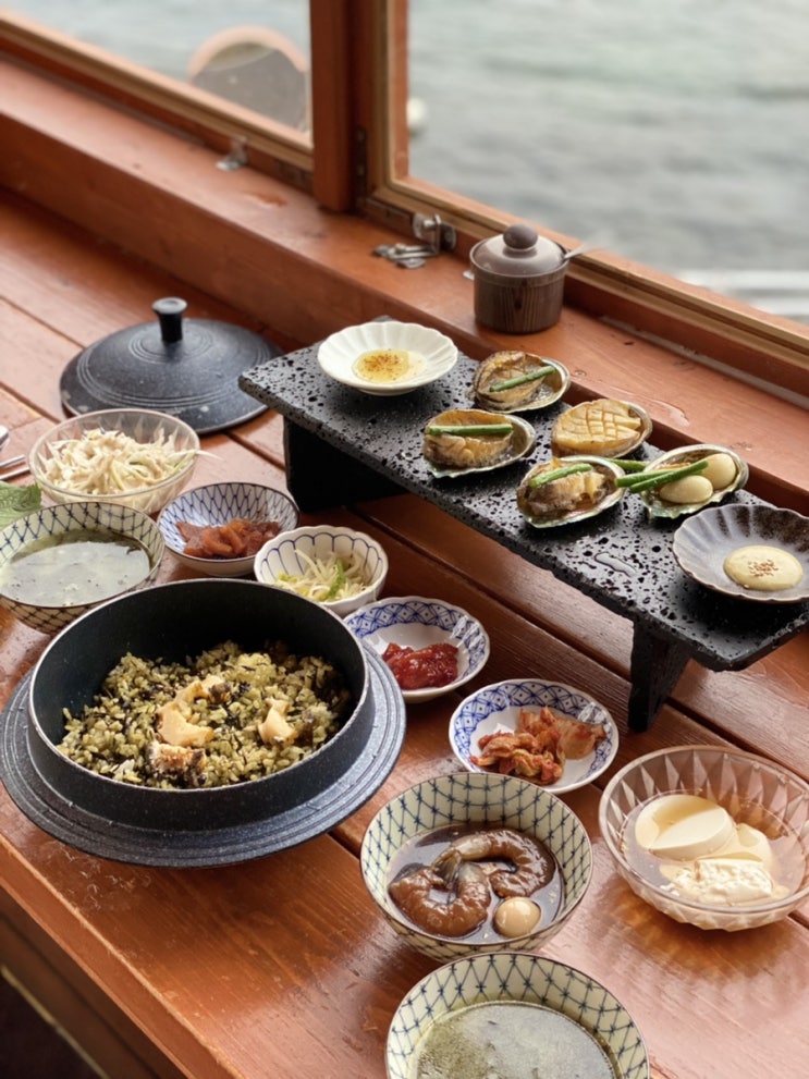 [거제] 성포 가조도 오션뷰 맛집 - 성포끝집 (전복 톳밥 정식/꼬막 비빔면 정식)