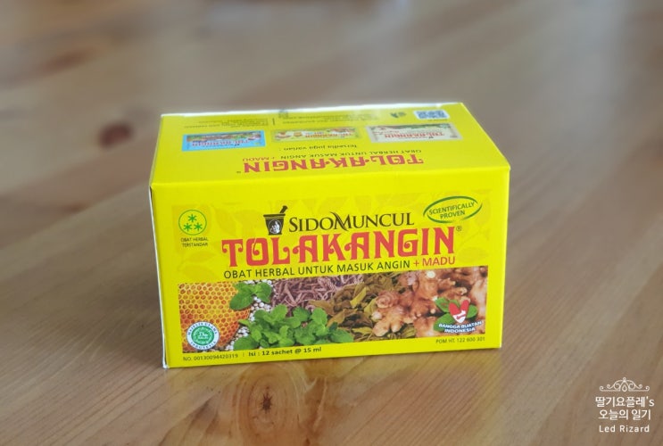  인도네시아 만병통치약 똘락 앙인(Tolak Angin)