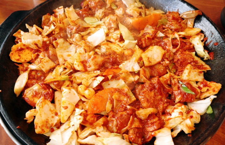  망포역맛집 영통 닭갈비두목 2인분 같은 1인분!
