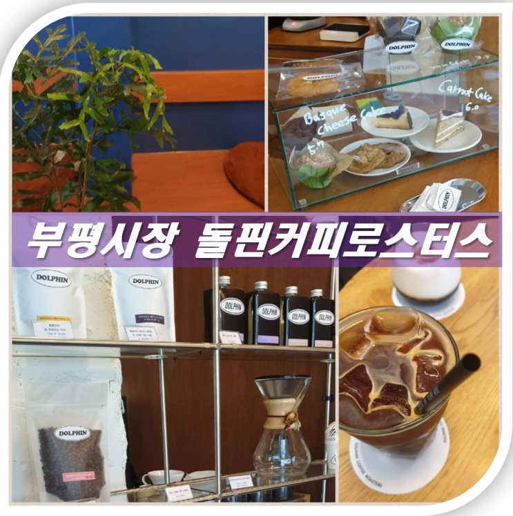  커피가 맛있는 카페 부평 돌핀커피로스터스 메뉴 가격