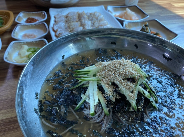  제천 맛집 용천 막국수 후기 / 매콤달콤새콤한 막국수 국물이 중독성 있어요 / 내돈내산