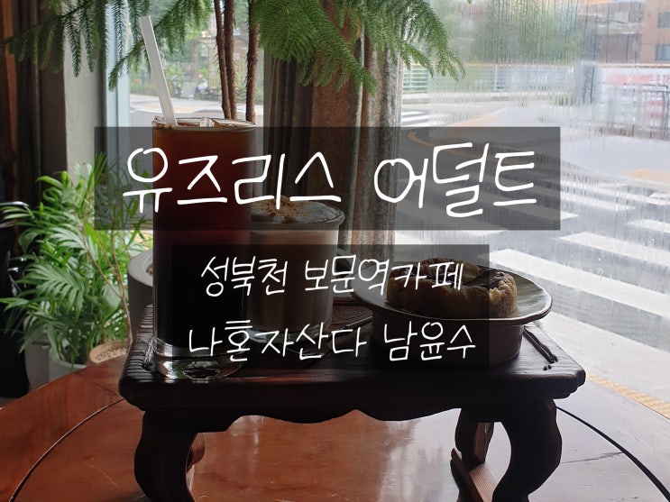  보문역카페 유즈리스어덜트 나혼자산다 남윤수카페