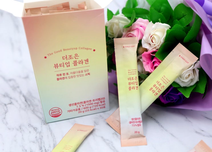  저분자어류콜라겐펩타이드 더조은팜 젤리스틱으로 섭취해요