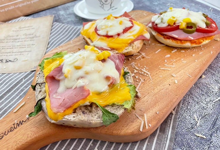  베이글 뜻 / 베이글 샌드위치 만들어서 맛있게 먹었어요 