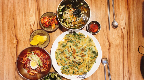  광주 1913 송정역시장 국수 맛집 서울장수국수 부침개는 거들 뿐