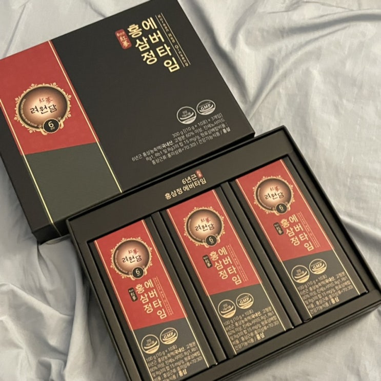  화이자 위해 면역력 올리기:3 려원담 홍삼정 에버타임