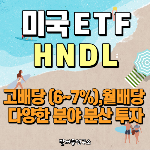  배당주 분석 107 : 다양한 분야에 분산투자하는 고배당 ETF HNDL