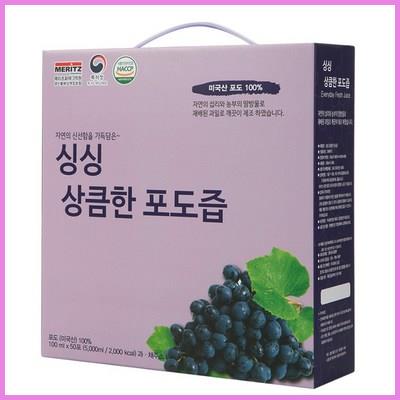 싱싱 상큼한 포도즙 꿀정보 