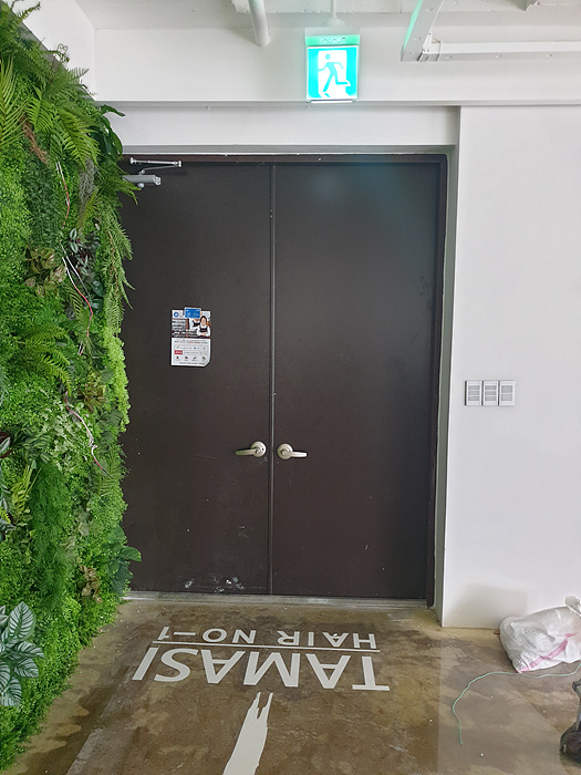  [수원 원천동 미용실] 방화자동문 설치 현장