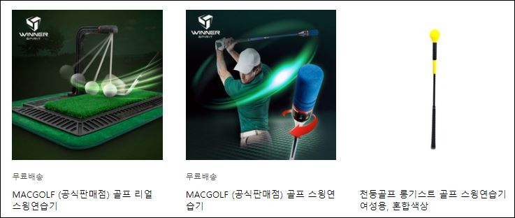  골프 스윙연습기(여성)스틱/실내용 홀인원 바람개비 스피드 헤드