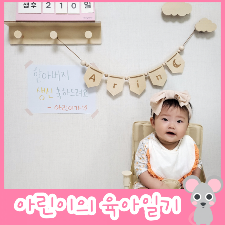  210일차 - 7개월 아기 / 할아버지 생신