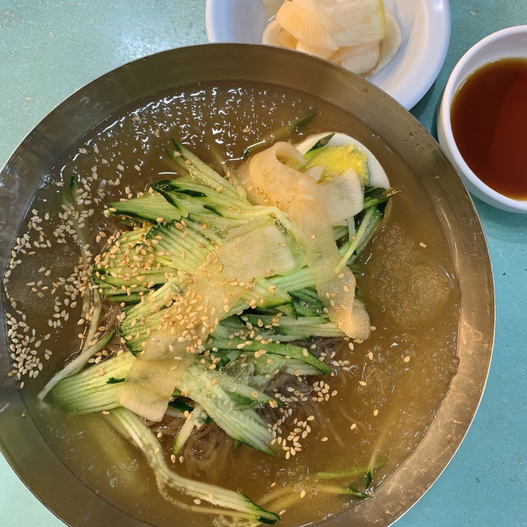  의정부 제일시장 조원냉면 맛집이네?