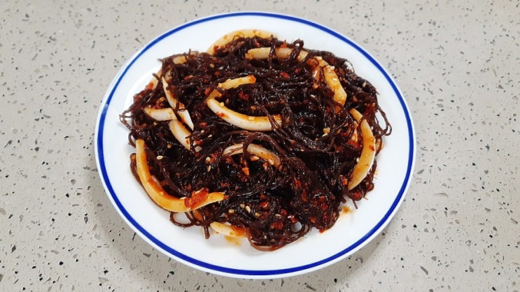 김수미 꼬시래기 무침 만드는법 해초무침 염장 꼬시래기 요리