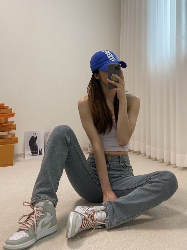  나이키 조던1 레트로 하이 OG SEAFORM(씨폼) 당첨 코디 OOTD