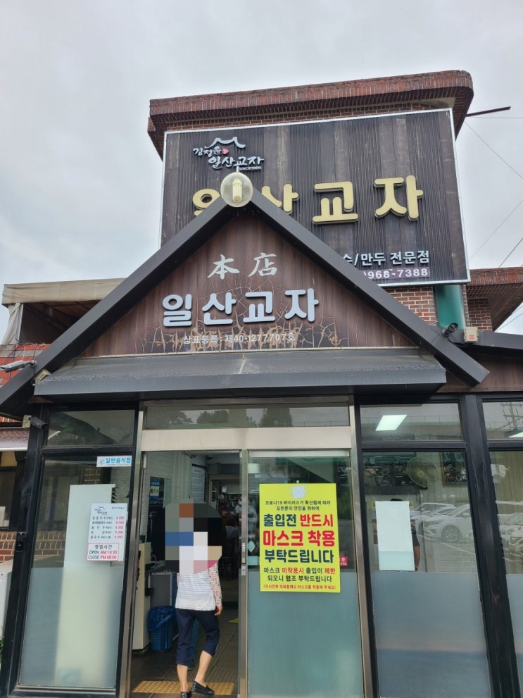  일산칼국수 말고 "일산교자" (ft.비오는날먹부림)