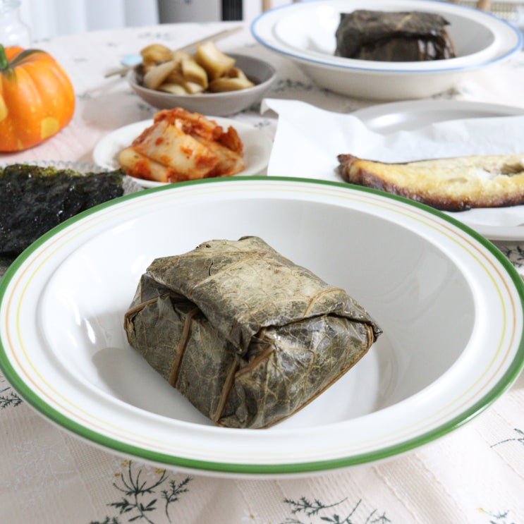  영양식 연잎밥 간단식사 차렸어용