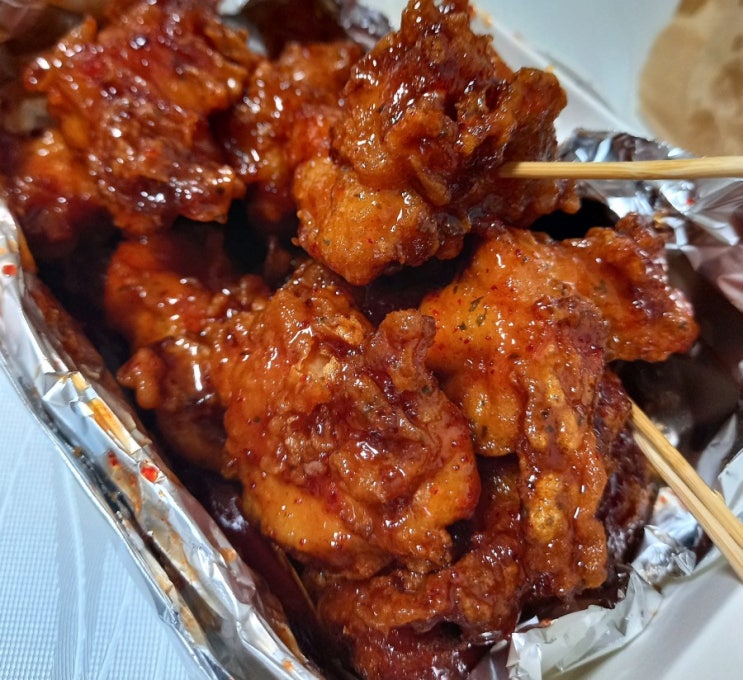 일산 닭강정맛집 주엽역 왕갑부 옛날통닭
