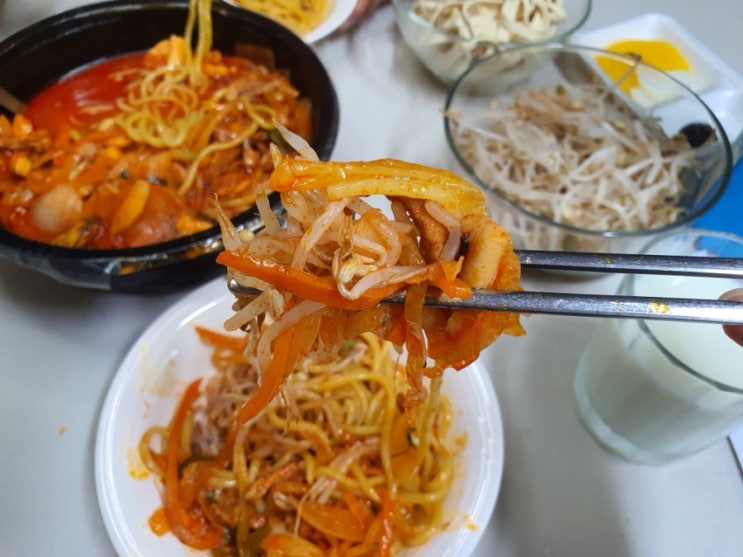  강릉교동짬뽕집 탕수육맛은 ? - 맵찔이가 짬뽕먹는법.