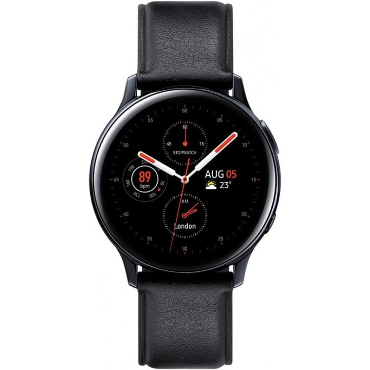 의외로 인기있는 스마트 워치 Samsung Galaxy Watch Active2 4G LTE 스테인레스 스틸 40mm - 검은색(영국 버전), 단일옵션, 단일옵션 ···