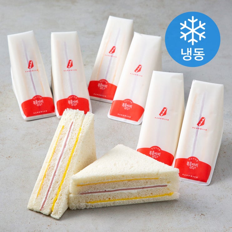 리뷰가 좋은 복음자리 햄치즈 샌드위치 (냉동), 70g, 8개 좋아요 리뷰가 좋은 복음자리 햄치즈 샌드위치 (냉동), 70g, 8개 좋아요