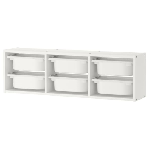 가성비갑 이케아 TROFAST 트로파스트 벽수납장 화이트 화이트 99x21x30 cm 598.983.07 추천해요 가성비갑 이케아 TROFAST 트로파스트 벽수납장 화이트 화이트 99x21x30 cm 598.983.07 추천해요