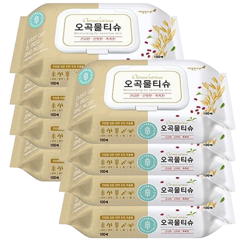 당신만 모르는 깨끗한나라 오곡물티슈 캡, 8개, 100매입 추천해요 당신만 모르는 깨끗한나라 오곡물티슈 캡, 8개, 100매입 추천해요