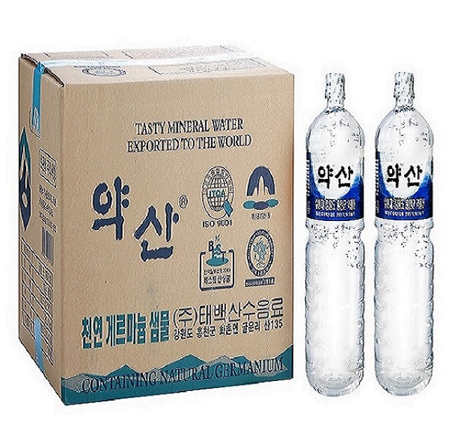 가성비갑 약산 게르마늄샘물 500ml 1박스약산샘물 프리미엄생수 미네랄 게르마늄 암반수 약산수, 1.8L, 12병 ··· 가성비갑 약산 게르마늄샘물 500ml 1박스약산샘물 프리미엄생수 미네랄 게르마늄 암반수 약산수, 1.8L, 12병 ···