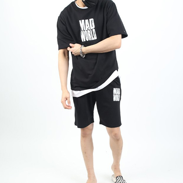  인기 많은 콘피아르 매드 월드 반팔 + 반바지 세트 좋아요