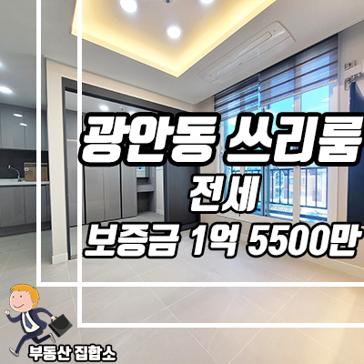 부산 신축 풀옵션 쓰리룸 전세, 수영구 광안동 역세권 평지 일로이안 부산 신축 풀옵션 쓰리룸 전세, 수영구 광안동 역세권 평지 일로이안
