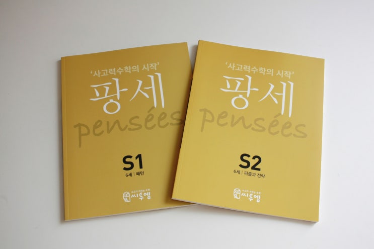  사고력수학 유아수학 6세 처음공부 팡세로 시작