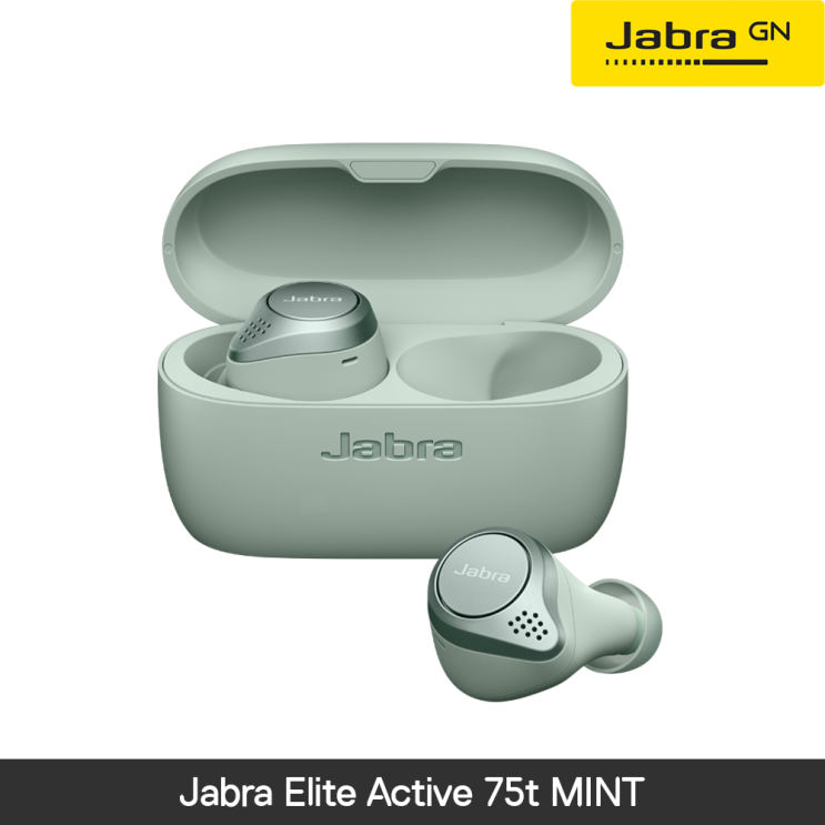 가성비 뛰어난 [국내정품][방수기능][ANC지원] 자브라 Jabra Elite Active 75t Mint 블루투스 무선이어폰, 시에나 추천해요