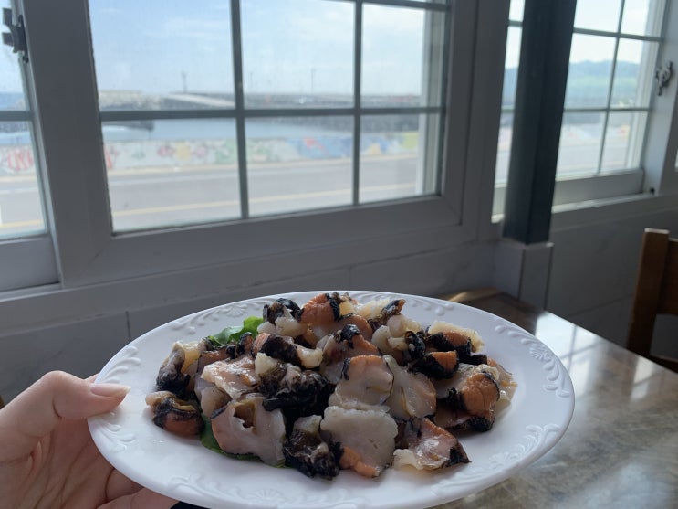  제주 함덕 맛집) 전복죽하고 뿔소라 맛있고 가격좋은 현지인맛집 '잠녀해녀촌' #내돈내먹