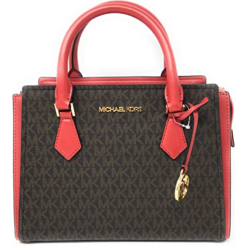 가성비갑 Michael Kors Hope Medium Messenger Satchel Bag (Flame PVC) 좋아요