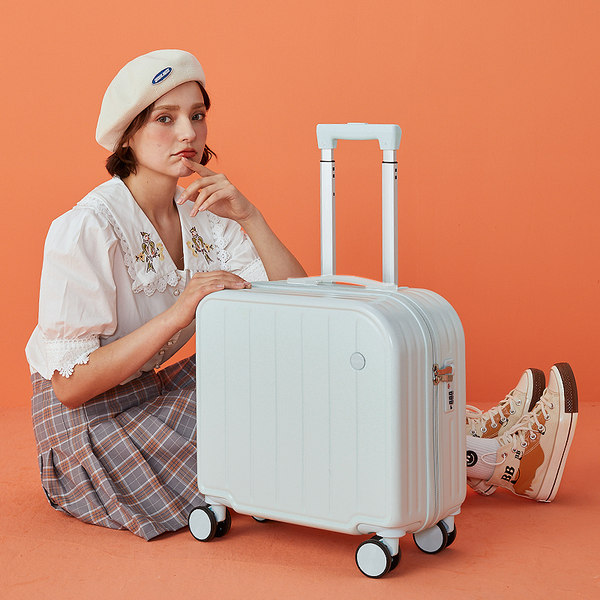  가성비 뛰어난 18인치 인스타 감성 캐리어 트립스토리 미니 소형 여행 가방 기내용 경량 작은 노란색 노랑 추천해요
