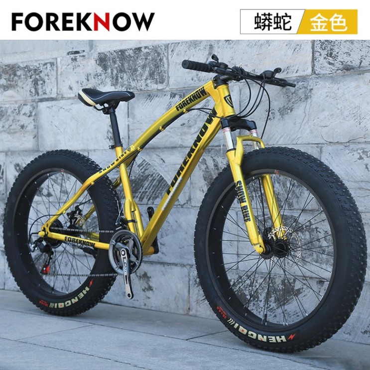 많이 팔린 풀샥 MTB 자전거 고급 오프로드 두꺼운 타이어, 디자인 6_21단_26 인치 추천합니다