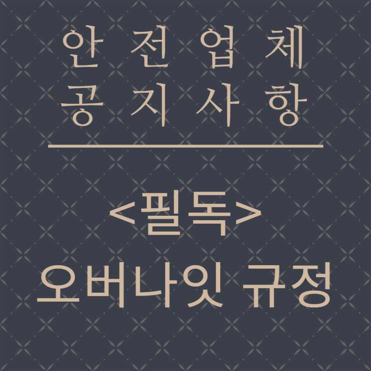 (필독) 해외선물 안전업체  오버나잇 규정 