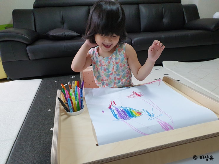 롤스케치 유아책상, 그림그리기 좋은 유아테이블