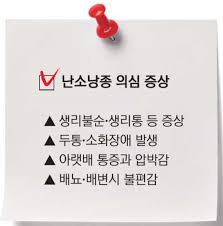  난소낭종 원인부위 대표증상특징 진단검사수술치료 낭종크기파열 양성악성종양 합병증예후경과 간호진단과정
