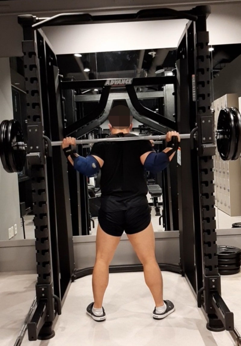 초보자 하체운동- 스미스머신 스쿼트 : 네이버 블로그