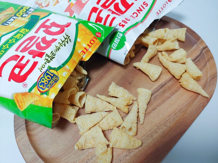  꼬깔콘 새우마요 찰옥수수맛 비교 장수 과자의 비밀