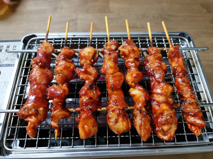 노브랜드 닭꼬치 캠핑 안주로 딱 좋아 노브랜드 닭꼬치 캠핑 안주로 딱 좋아
