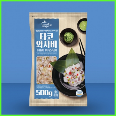  고래미 타코와사비 500g 쫄깃 오독오독 알싸한 꿀가성비 베스트 아이템 