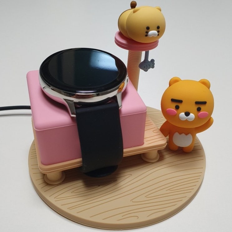  카카오프렌즈 갤럭시워치 애플워치 충전거치대 캣타워 라이언&춘식이 간단 리뷰